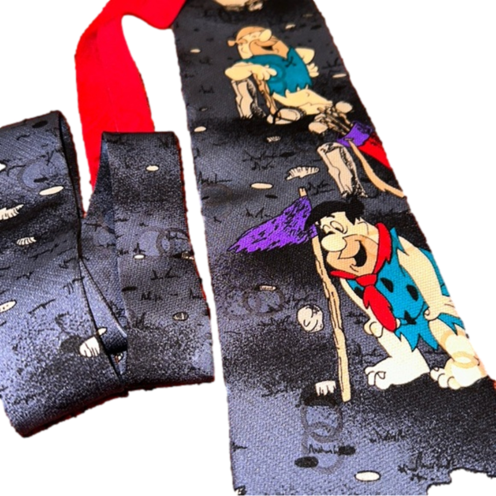 Vintage Silk Flintstones Tie